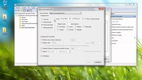 programador de tareas windows 7 creando copias de seguridad